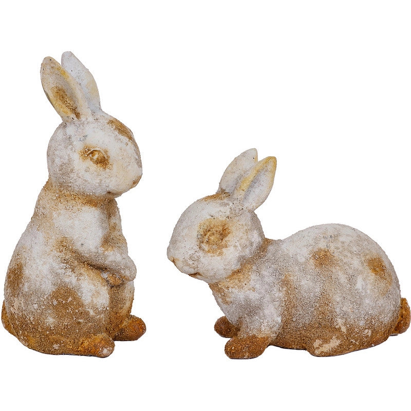 Resin Stone-Look Garden Bunny 2 STYLES