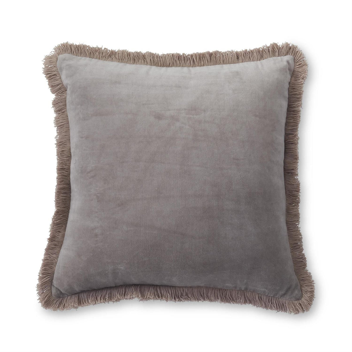 20"GRAY COTTON PILLOW