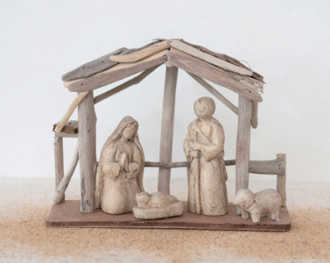 Driftwood Nativity