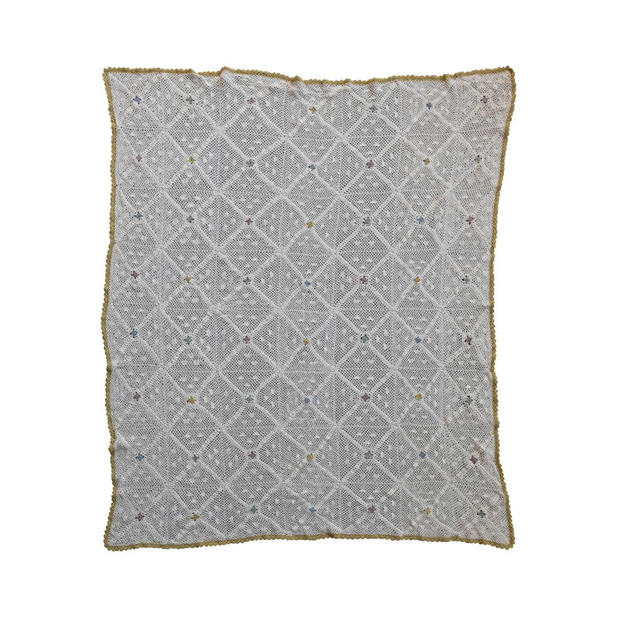 Recycled Crocheted Throw