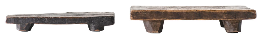 SM Vintage Found Wood Pedestal