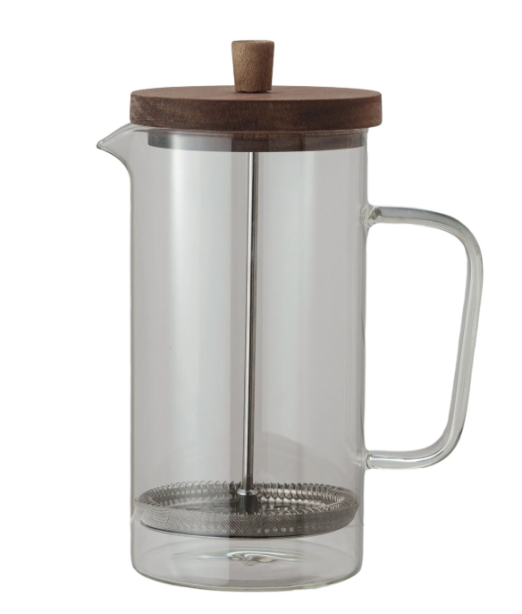 36oz. French Press w/ Acacia Wood Lid