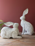 Rustic Metal Rabbits - 2 STYLES