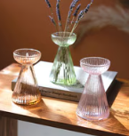 Glass Vase & Taper Holder -3 COLORS