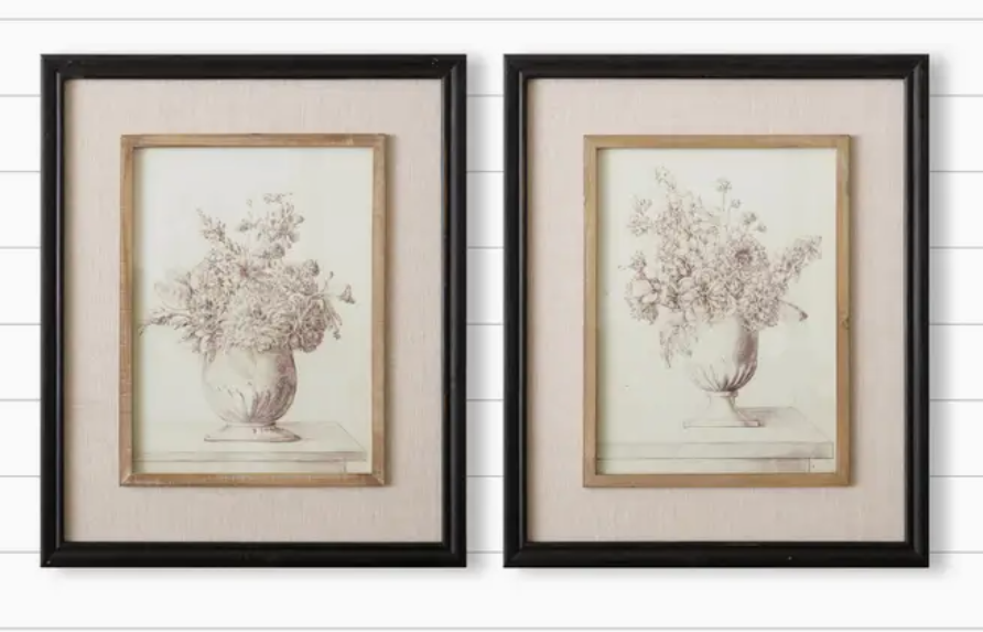 Flower Vase Wall Art - 2 STYLES