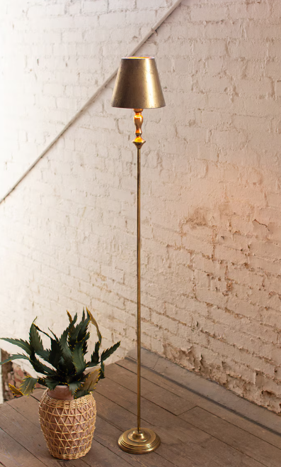 Antique Gold Metal Lamp