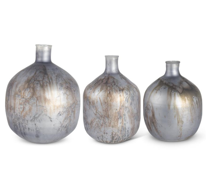 SM - Slate Blue Antique Glaze Bottle
