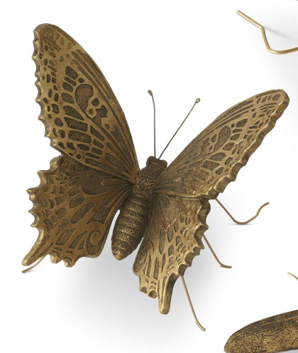 Gold Resin Butterfly