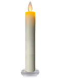 9" Flameless Flickering Taper Candle