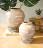 Ceramic Two-Toned Urn - LG