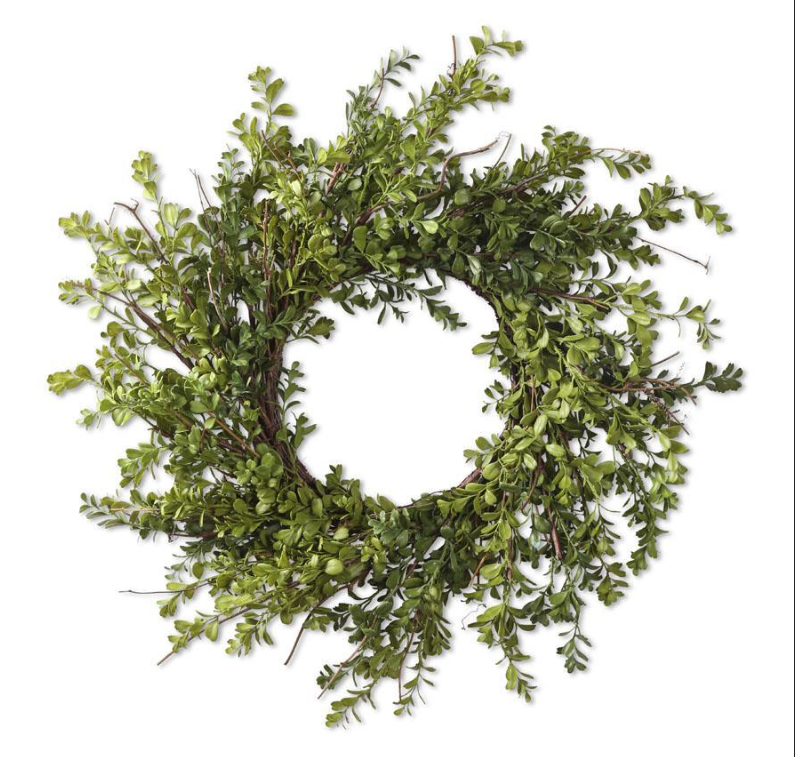 24" Real Touch Boxwood Wreath