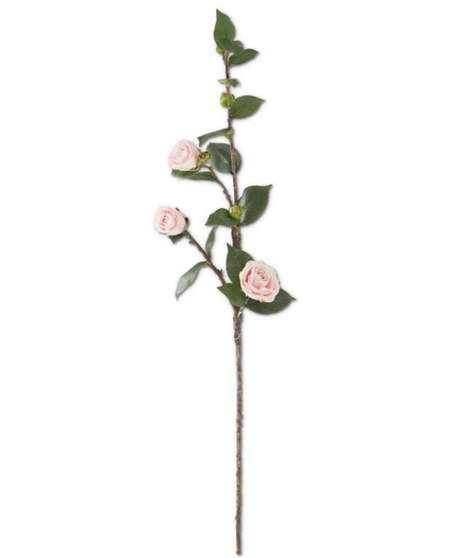 30" Pink Camellia Stem