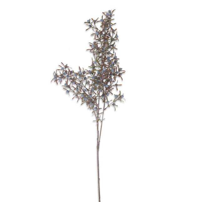 33" Blue Berry Spray