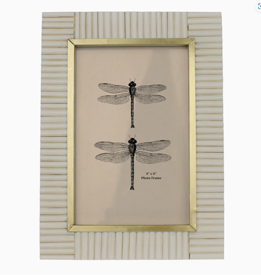 Resin + Brass Frame - 4x6