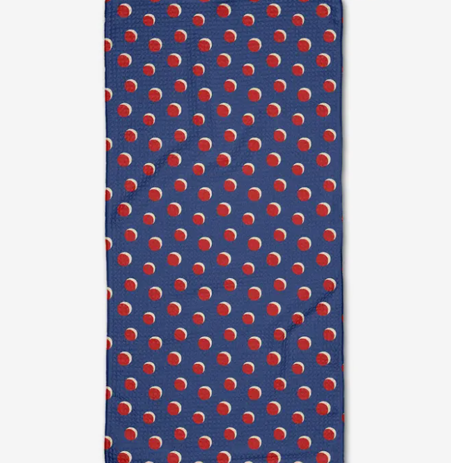 Blue Dot Bar Towel
