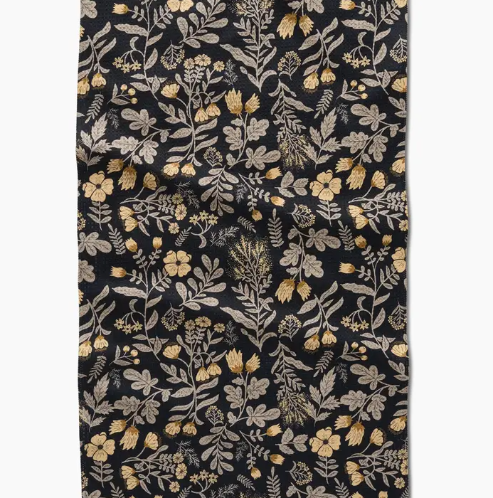 Woodland Wildflowers Tea Towel