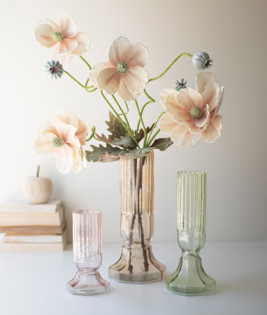 Fluted Glass Vase - Small