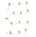 Gold Mercury Glass Ornament Garland