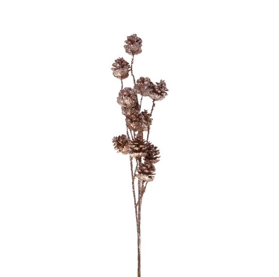 Copper Icy Pinecone Stem