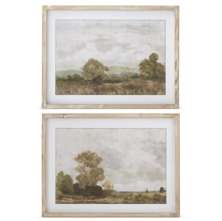 Light Fir Wood Framed Naturescape