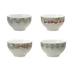 Vintage Style Bowl w/ Bows - 4 Styles