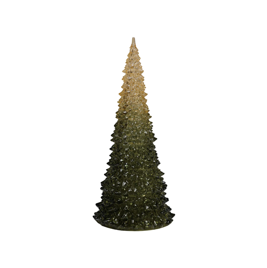 Green Ombre LED Christmas Tree