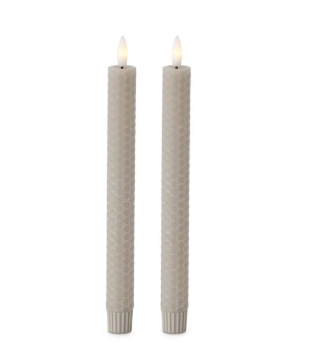 10" LED Honeycomb Taper Set - Taupe