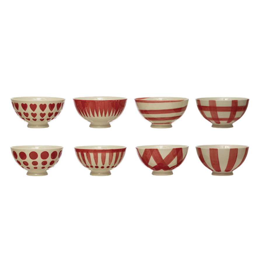 Hand-Painted Stoneware Bowl