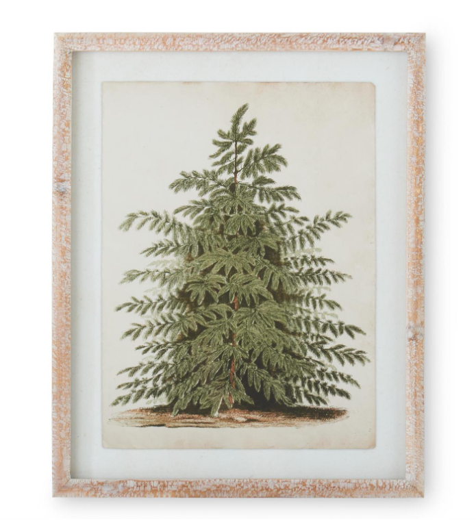 Natural Wood Frame Pine Tree - STYLE 1