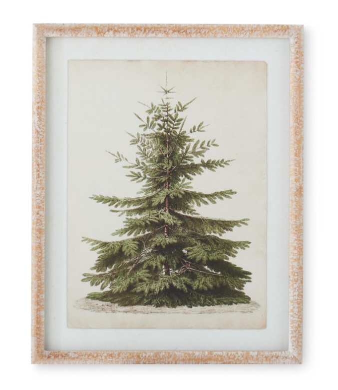 Natural Wood Frame Pine Tree - STYLE 2