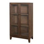 Mango Wood & Glass Cabinet