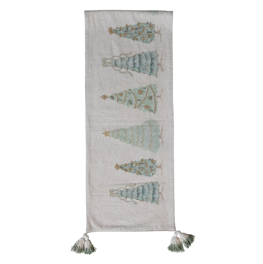 72"L x 14"W Embroidered Table Runner