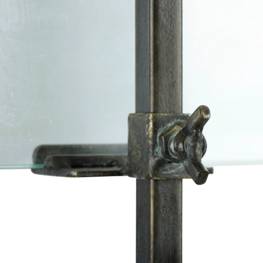 Metal & Glass Floating Photo Stand