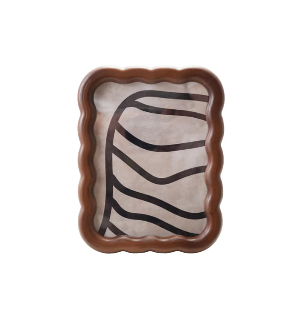 Rubberwood Scallop Frame 6x8