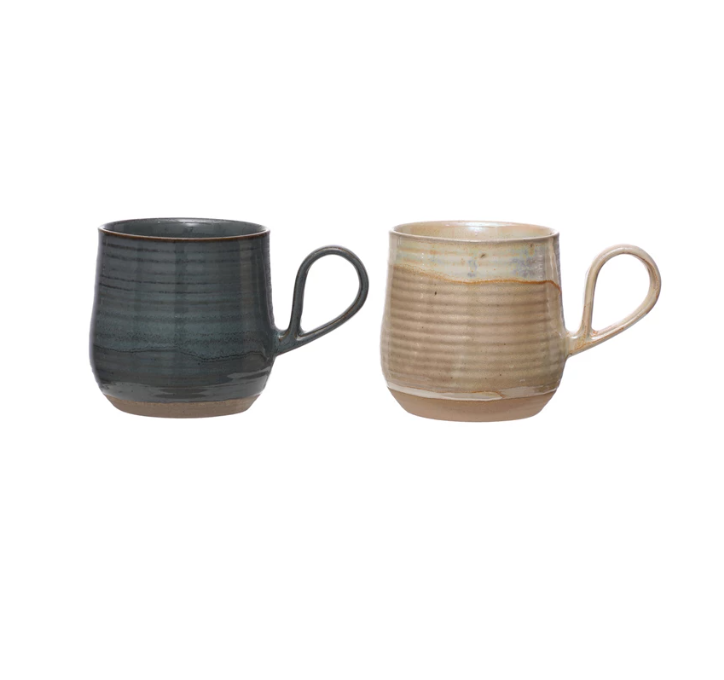 18oz Stoneware Mug - 2 COLORS