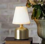 Ivory/Gold Rechargeable LED Lamp