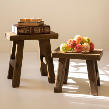 SM - Wood Stool