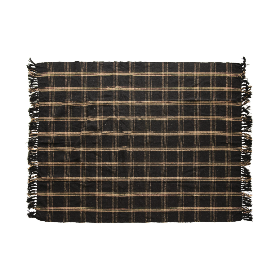 60x50 Woven Throw w/ Fringe