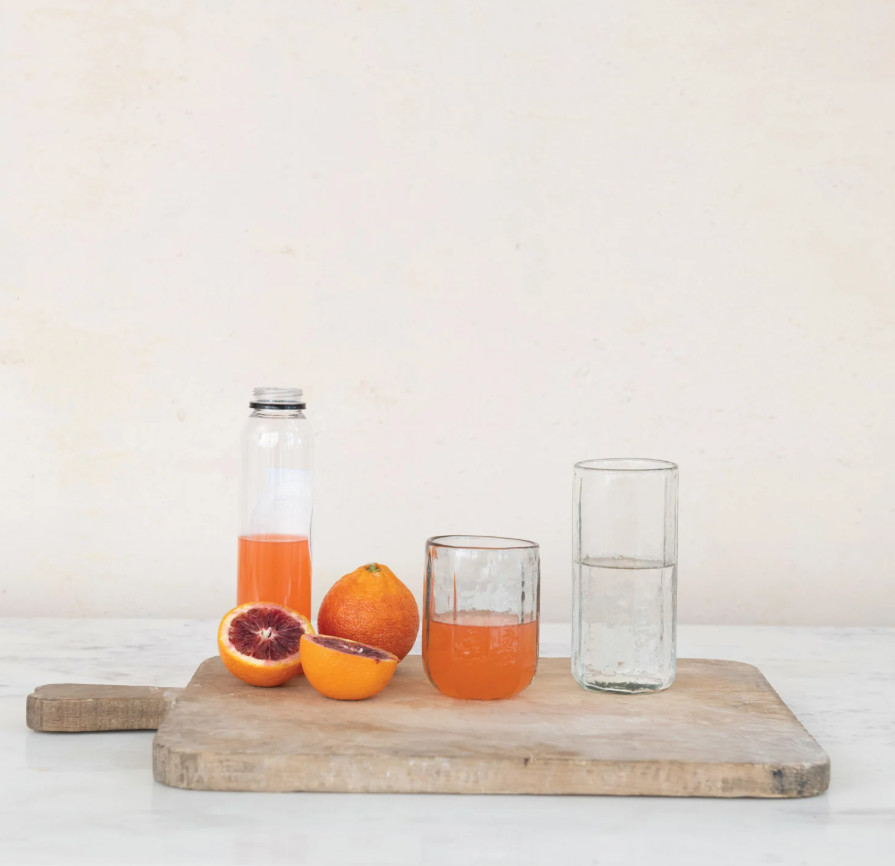 Hand-Blown Drinking Glass
