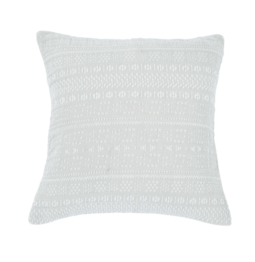 20"SQ Embroidered Pillow