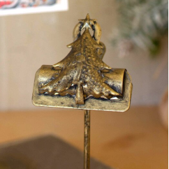 15" Christmas Tree Card Clip Stand