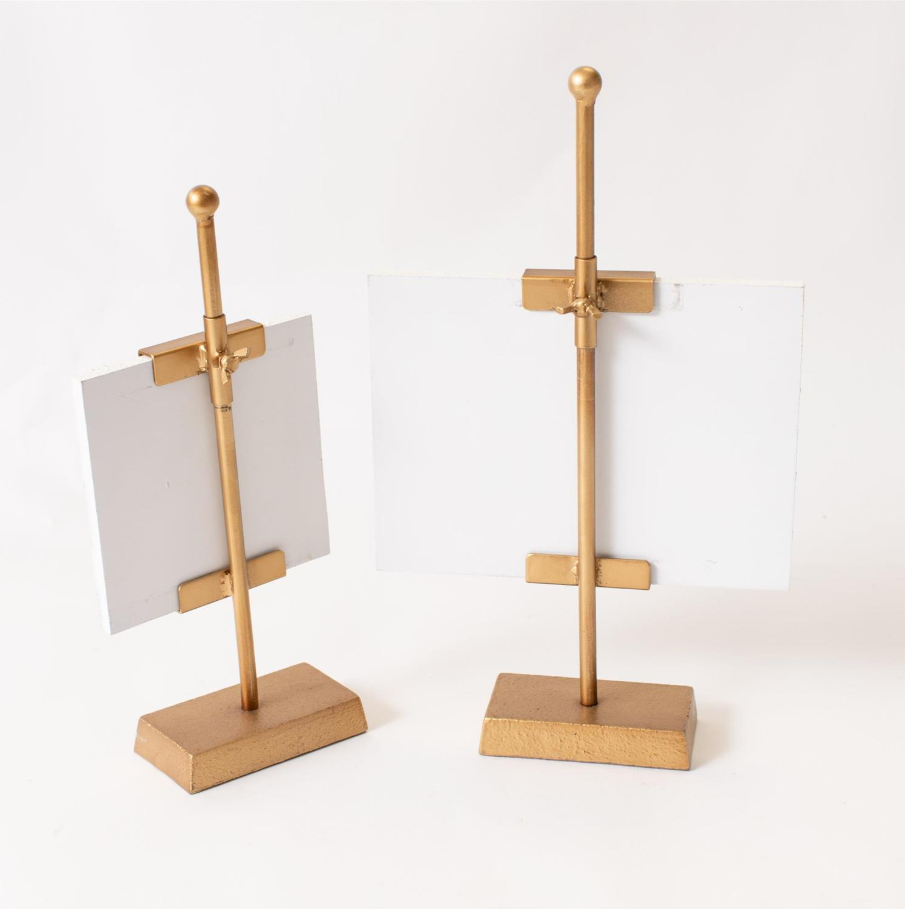 Gold Easel w/ Landscape Painting