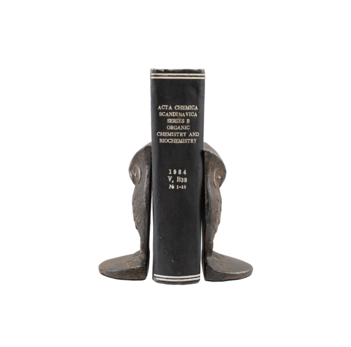 Cast Iron Owl Bookend SET