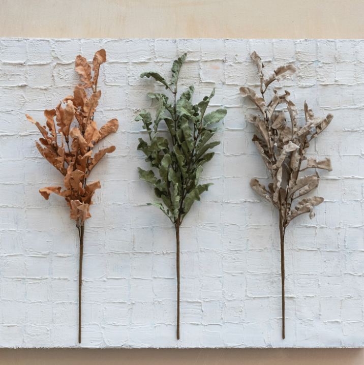 Faux Oak Leaf Stem - OR