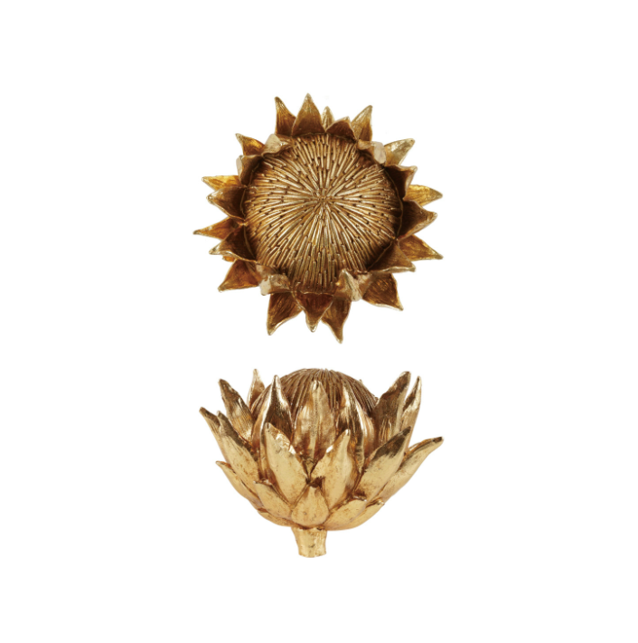 Gold Resin Artichoke