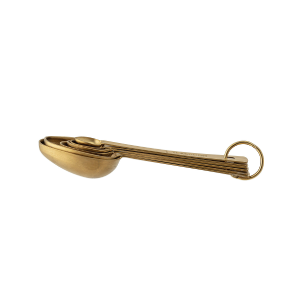 Gold Measuring Spoon Set