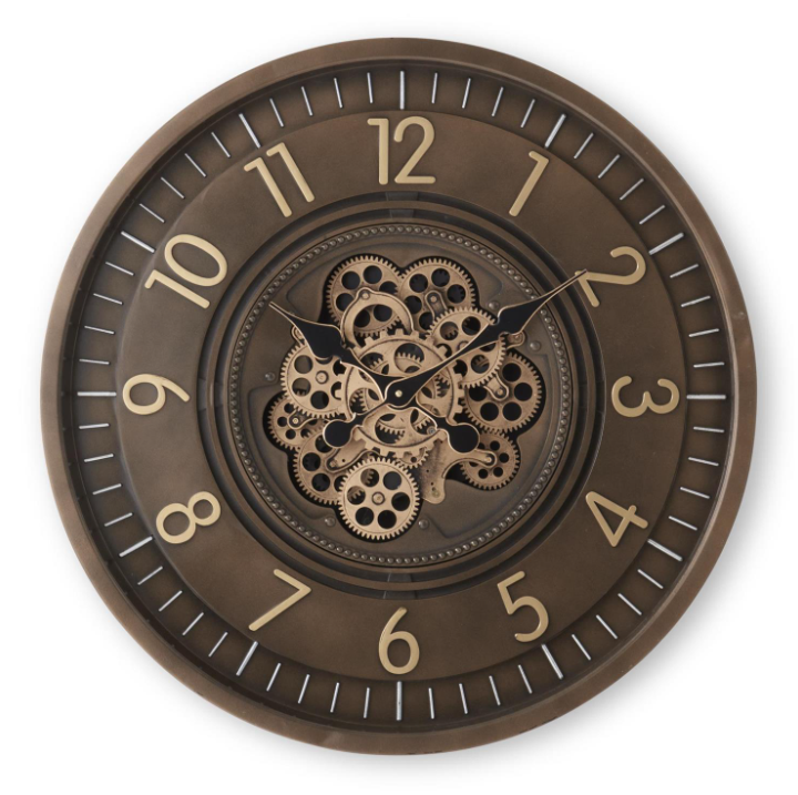 26" Bronze Gear Clock