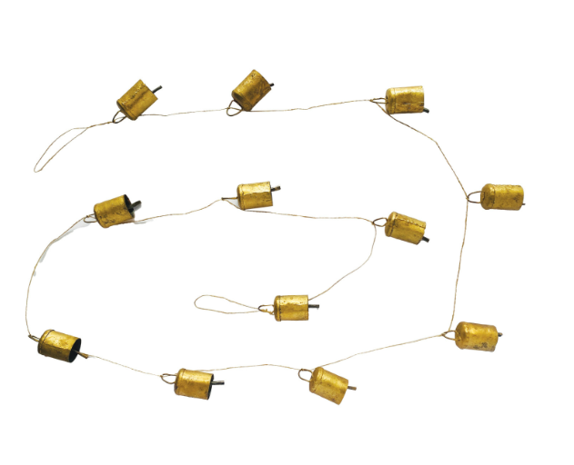 72" Gold Metal Bell Garland