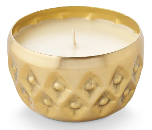 Winter White Radiant Pressed Metal