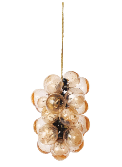 Hand-Blown Glass Cluster Ornament